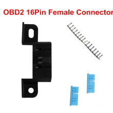 OBD universal conector fêmea de 16pin Obdii Plug adaptador